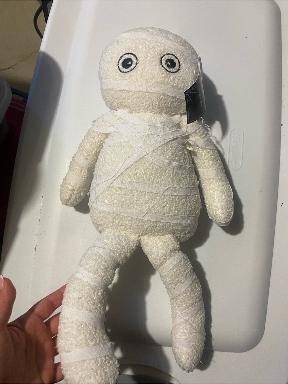 Plush Mummy decor White Plush Doll